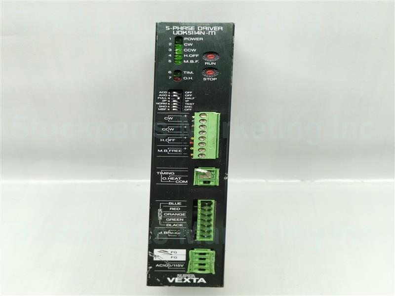 Super Vexta UDK5114N-M UDK5114NM 5-Phase Driver AC100V AC115V 4.8A 50/60Hz