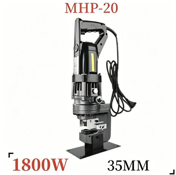MHP-20 Channel Steel Hydraulic Hole Electric Puncher Punching Machine Opener New