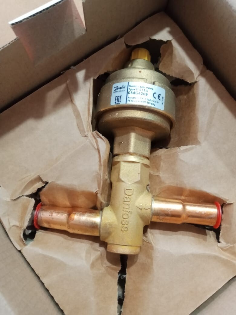 1PC of Danfoss 034G4209 Electric Expansion ETS 12.5 1/2inx1/2in Valve -BRAND NEW