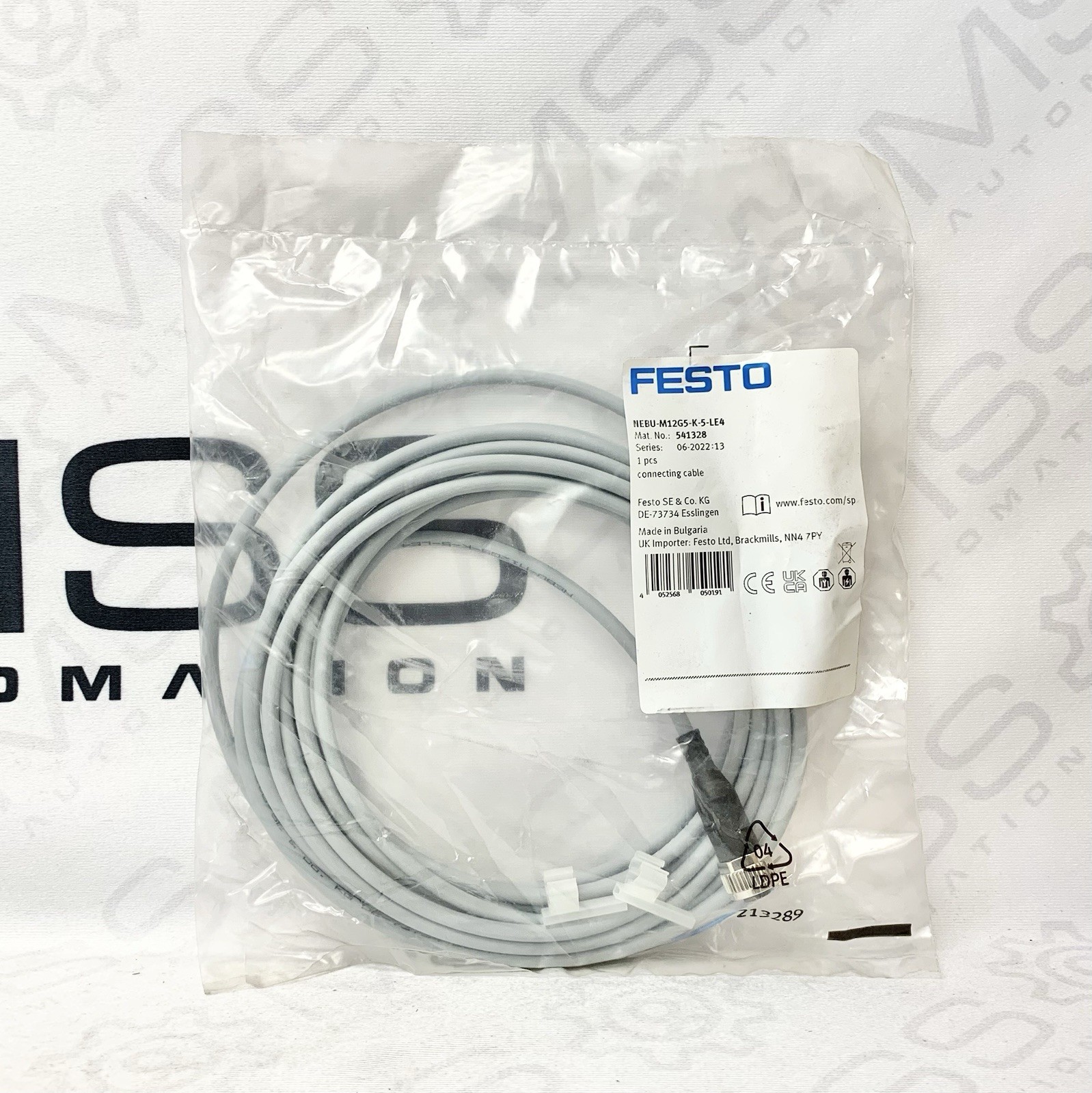 Festo NEBU-M12G5-K-5-LE4 Sensor Cable M12 5-Pin 5m