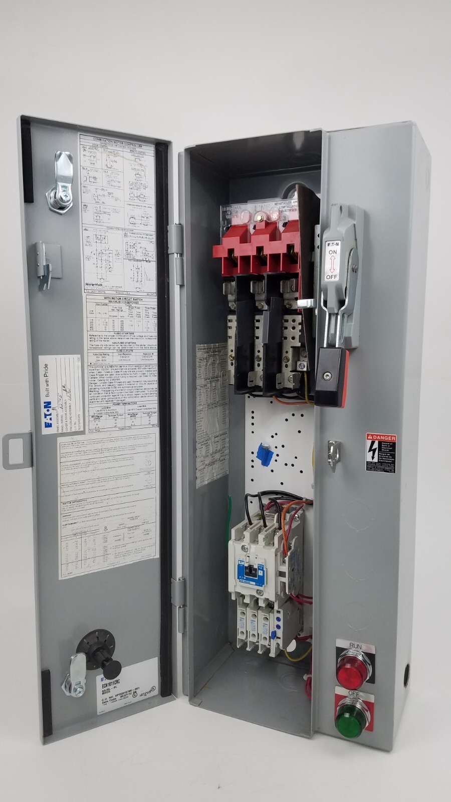 ECN1611CRC Eaton Size 1 480V Combination Starter W/Fused Disconnect