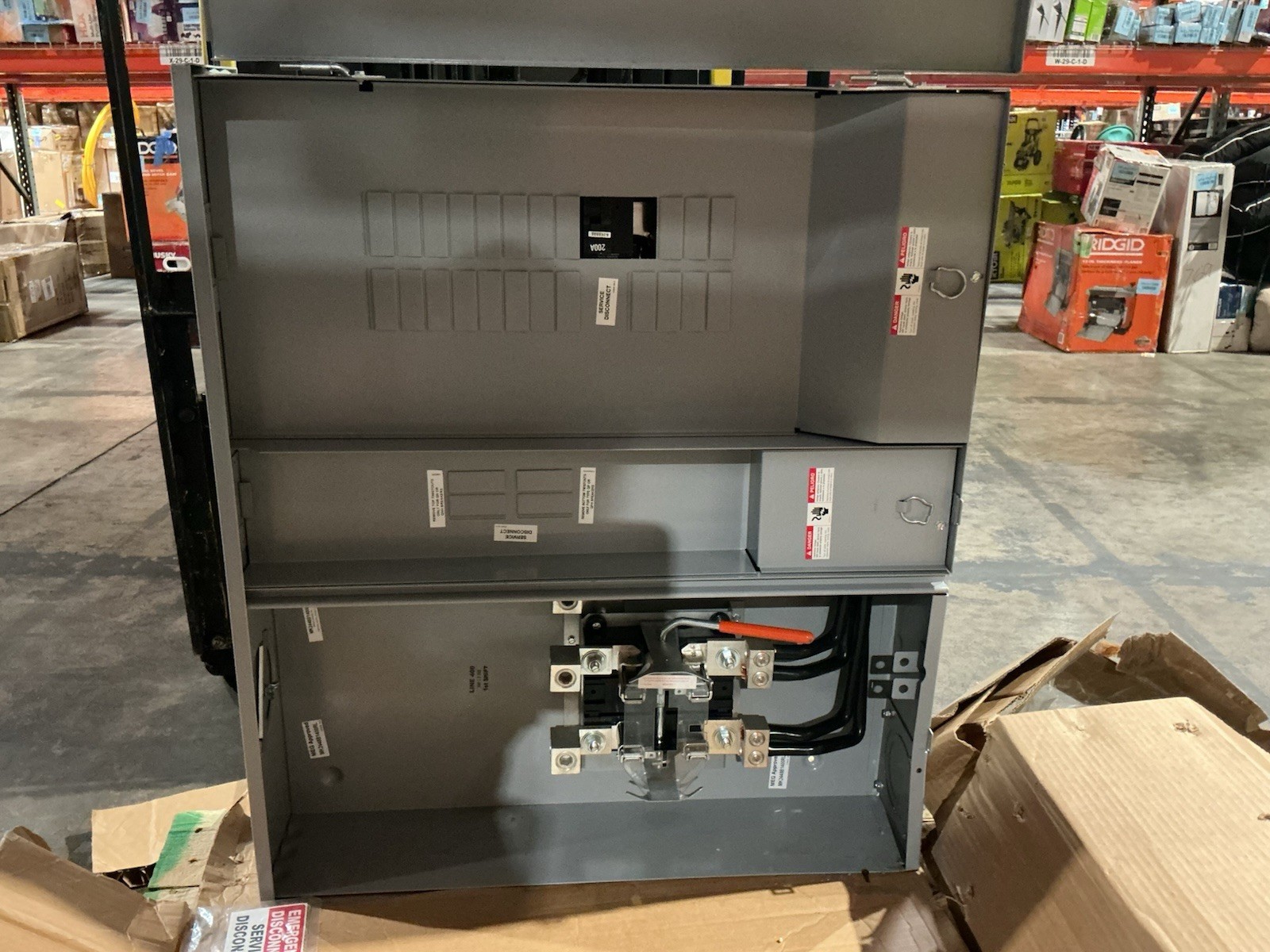 SIEMENS 400 AMP Meter & Electrical Panel MK2448B1400SCS * Cosmetic Damage
