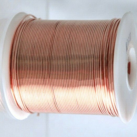 Bare Copper Wire 10 Gauge 5 lb Spool (160 Feet) Diameter 0.102