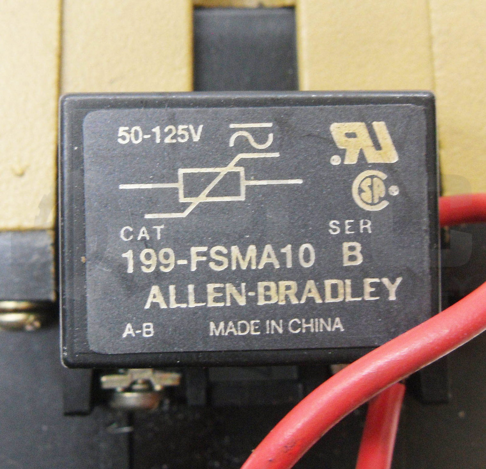 ALLEN BRADLEY 700-P800A1 /B AC RELAY W/ 199-FSMA10 /B SURGE SUPPRESSOR W/ PA236