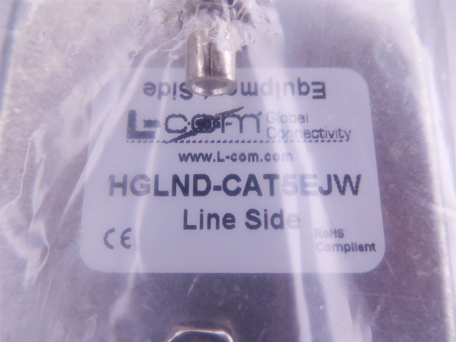 L COM HGLND-CAT5EJW Indoor Outdoor CAT5 Lightning Surge Protector (050724)