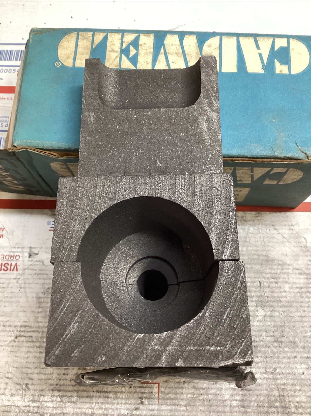 ERICO CADWELD IP-E HSC-2Q MOLD 4/0 CONC RUN & TAP STL #115 CART ED4U 3295