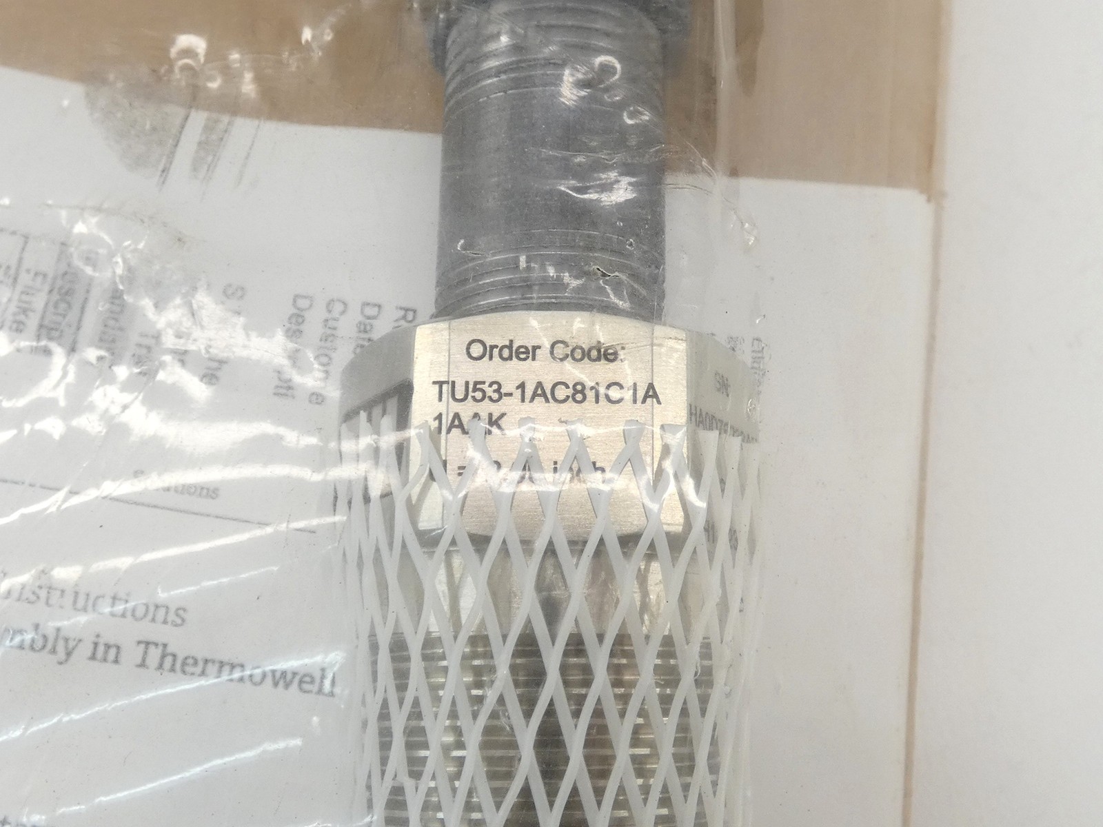 Endress+Hauser TH13-8A33A4AB31BK Temperature Sensor – NEW Surplus!