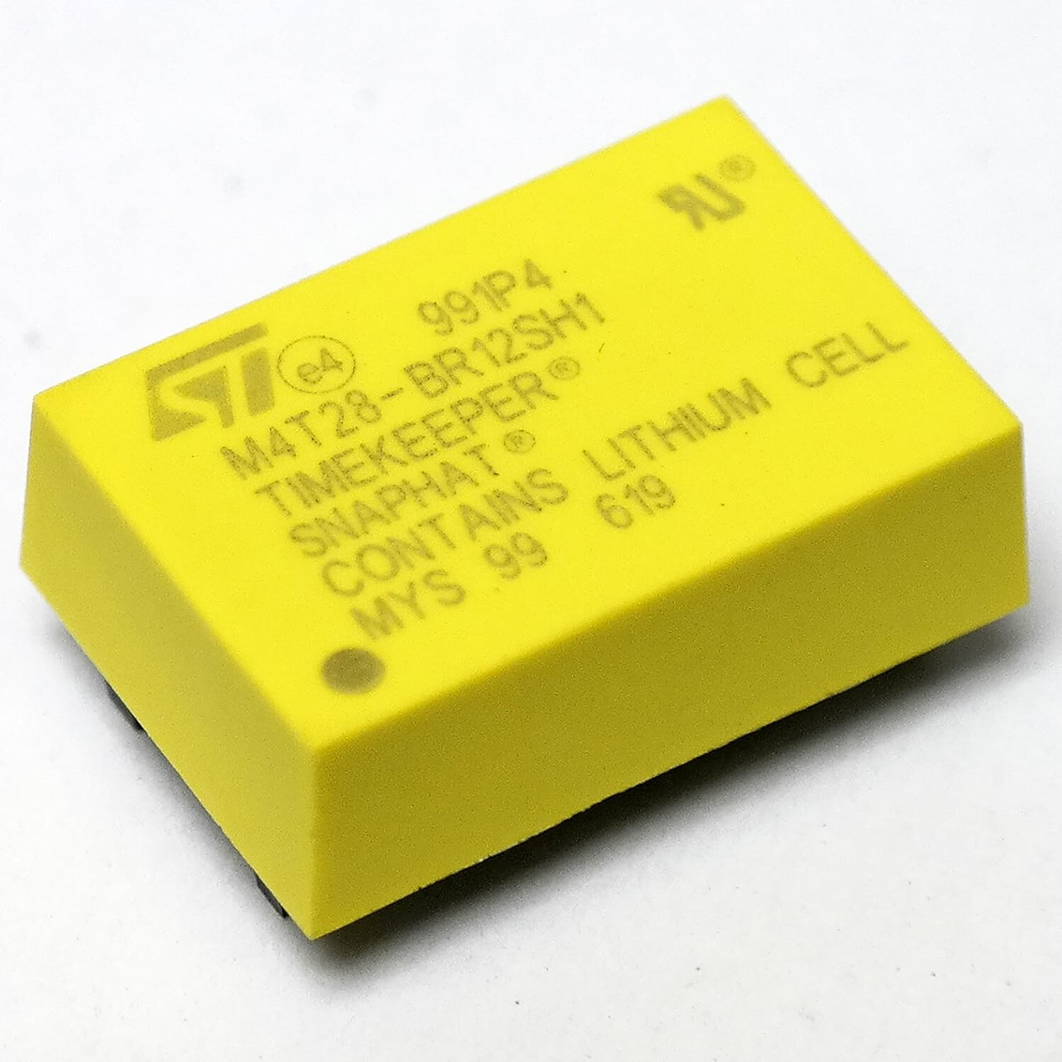 SNAPHAT M4T28-BR12SH1 48 mAh Lithium Coin Cell Battery With Crystal – 5 PACK