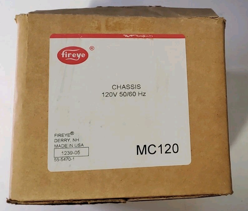 NEW FIREYE MC120 Chassis 120V 50/60Hz 01-MC120