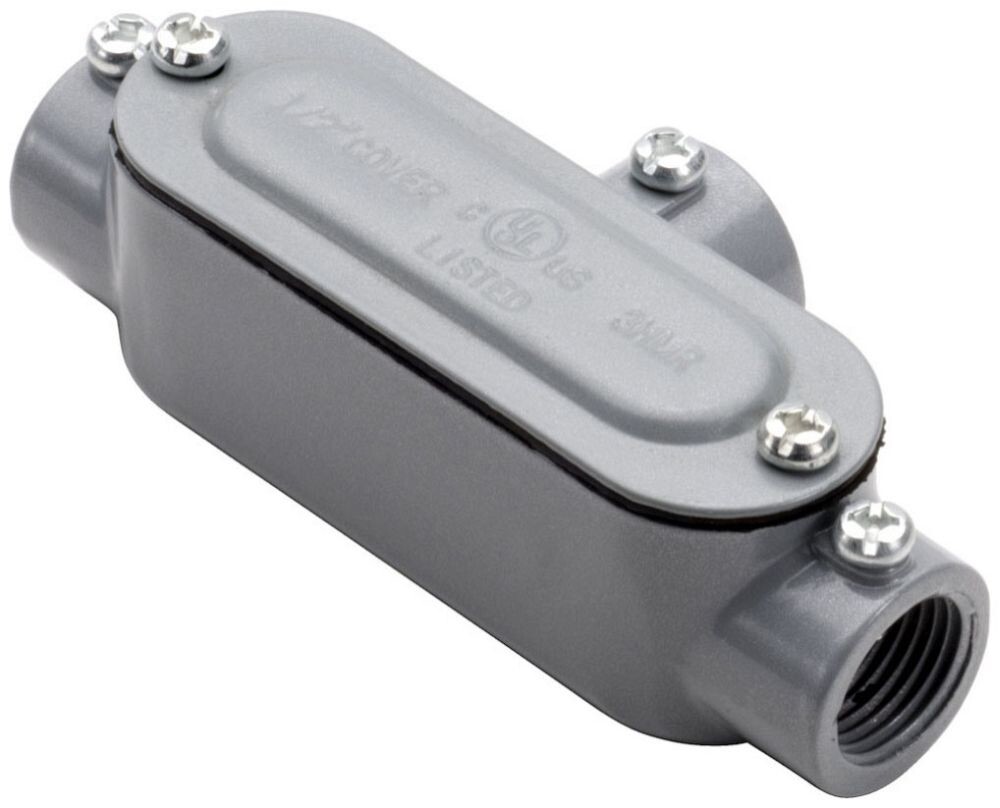 Southwire T2SSCG, 3/4″ Hub, Aluminum, T-Type, EMT/Rigid Conduit Body, 1 pc