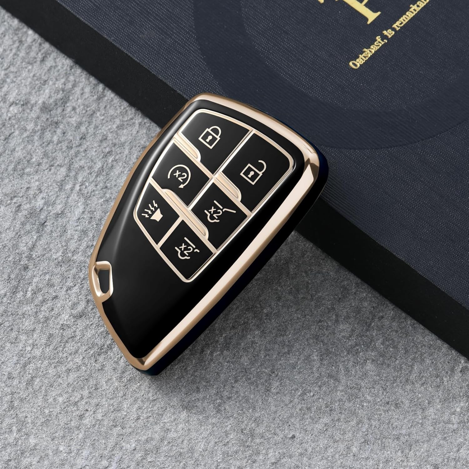 Premium Soft TPU Key Case Cover for 2021-2025 Suburban Tahoe Yukon Key Fob