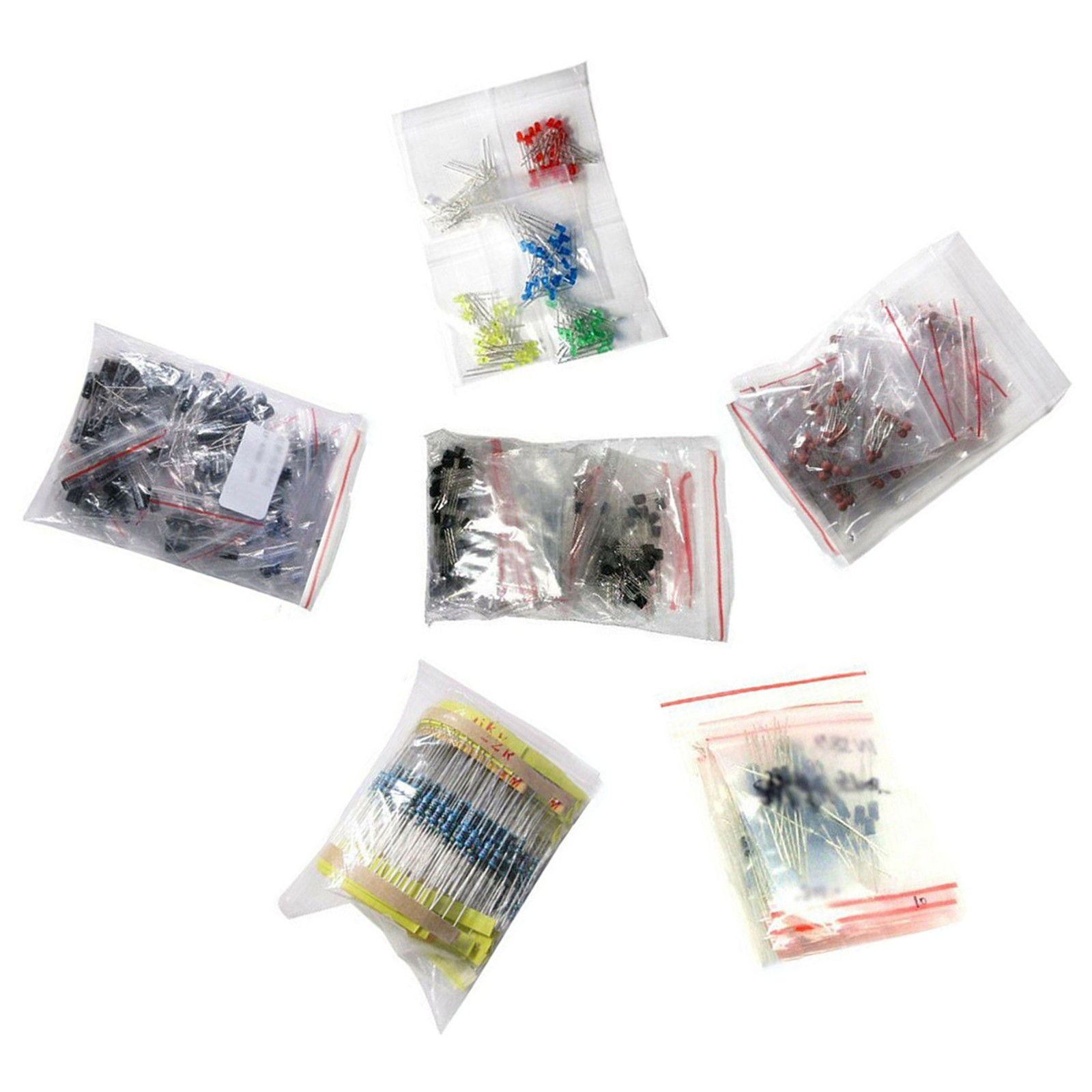 1390pcs/Set Electronic Components Kit Basic Electronics Transistors Assortment