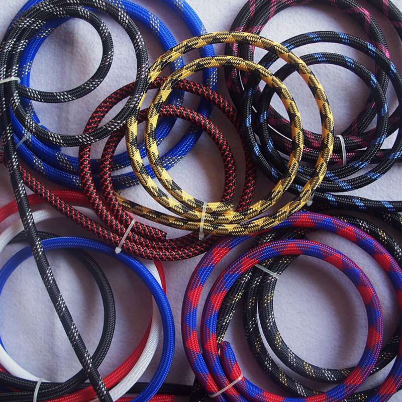 PET Expandable Braided Tube Harness Sheath Cable Wire Sleeving Dense 4mm Width
