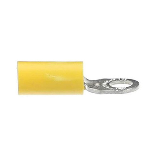 Sta-Kon 10RC-10, 12-10 AWG, #10 Stud, Yellow, Extra Length, Ring Terminal, 1 pc