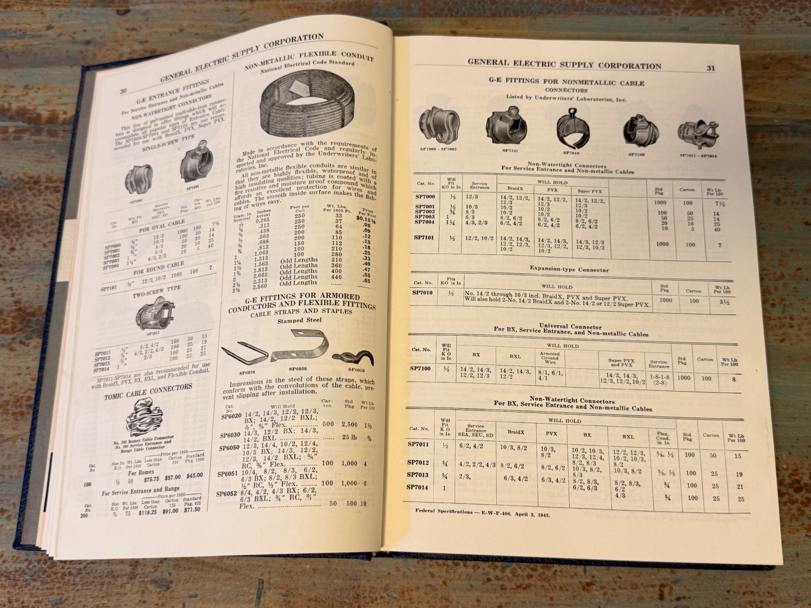 1951 General Electric Supply Corp Catalog Wiring Materials Power Apparatus Book