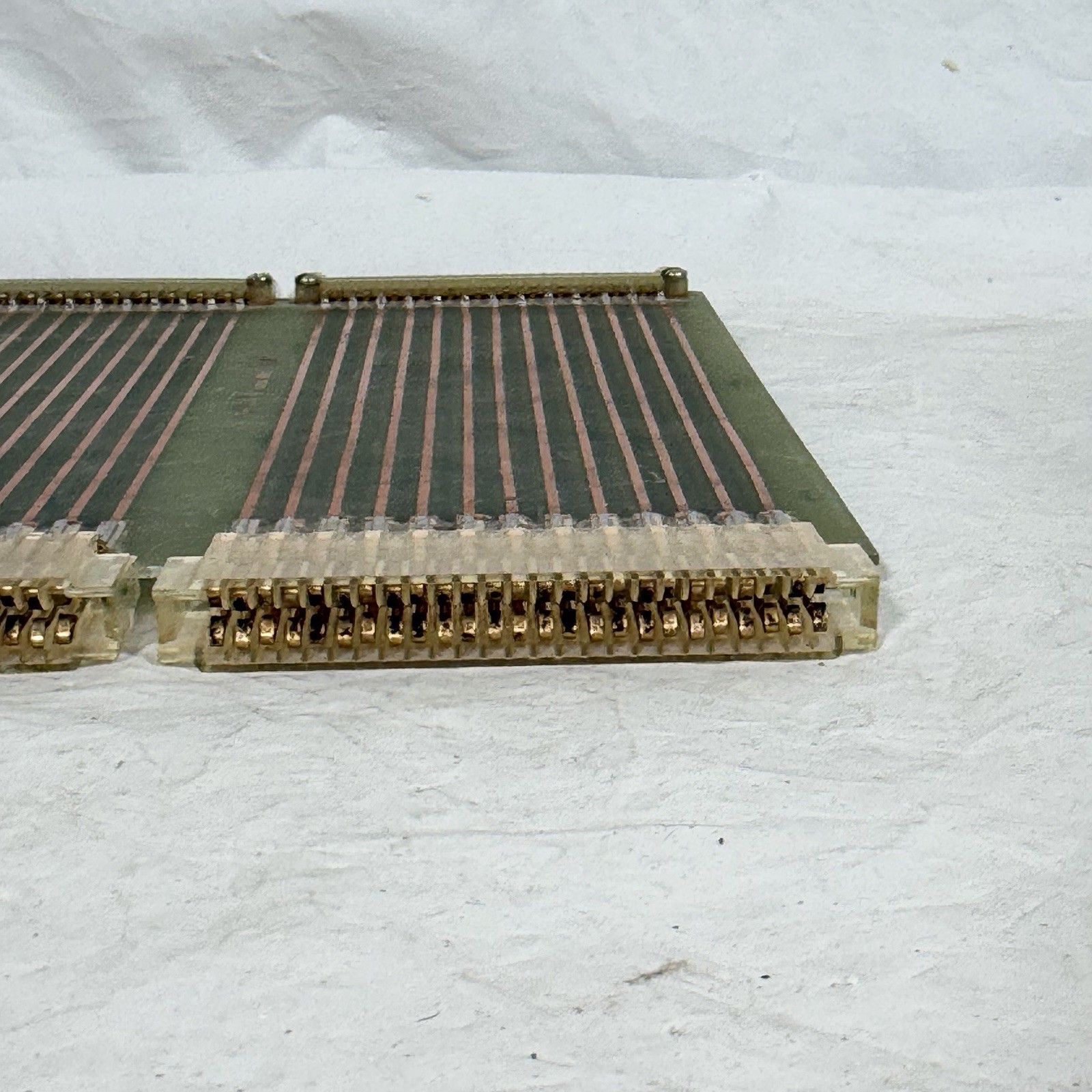 Vintage FUBA PH-41: 6 A 51 Connector Board, Industrial Gold Plated Bus Bar 1011