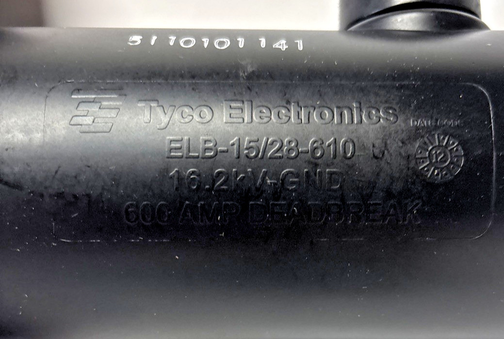 Tyco Electronics ELB-15/28-610 Dead Break Elbow Kit 25kV 600A