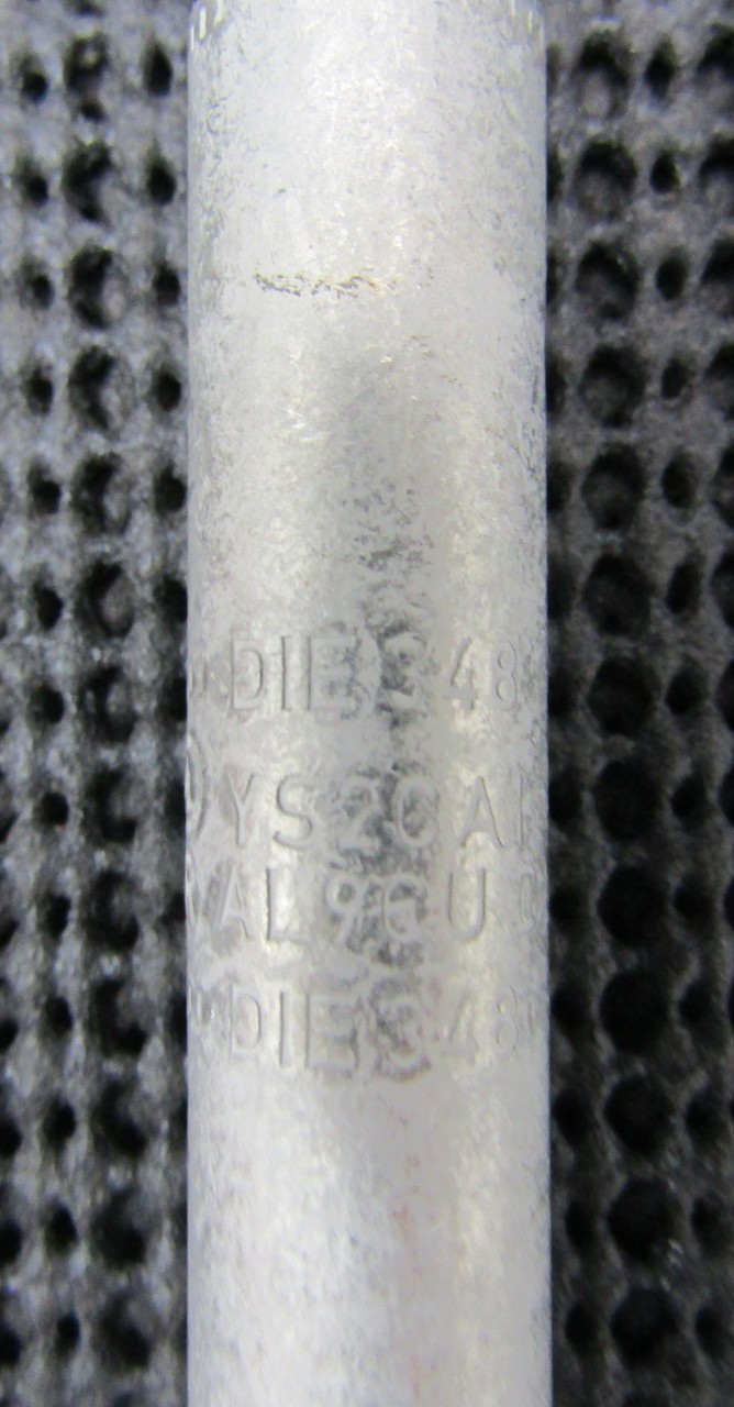 BURNDY YS2CA1 2AWG ALUMINUM COMPRESSION BUTT SPLICE – LOT OF 5 / NEW NO BOX