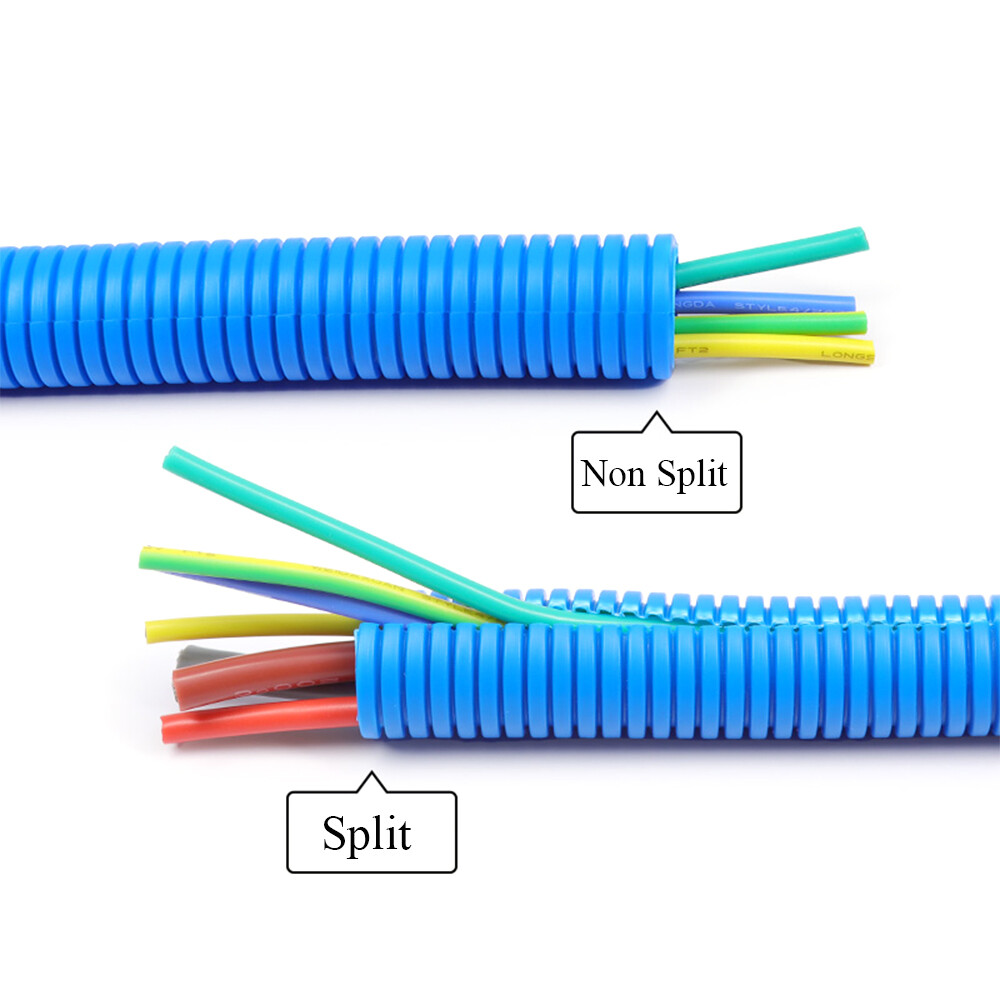 Conduit Spilt & Non Split Cable Tidy Flexible Tube Convoluted Protection Tubing