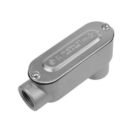 Red Dot DALB-1-CG, 1/2″ Hub, Aluminum, LB-Type Conduit Body & Cover/Gasket, 1 pc