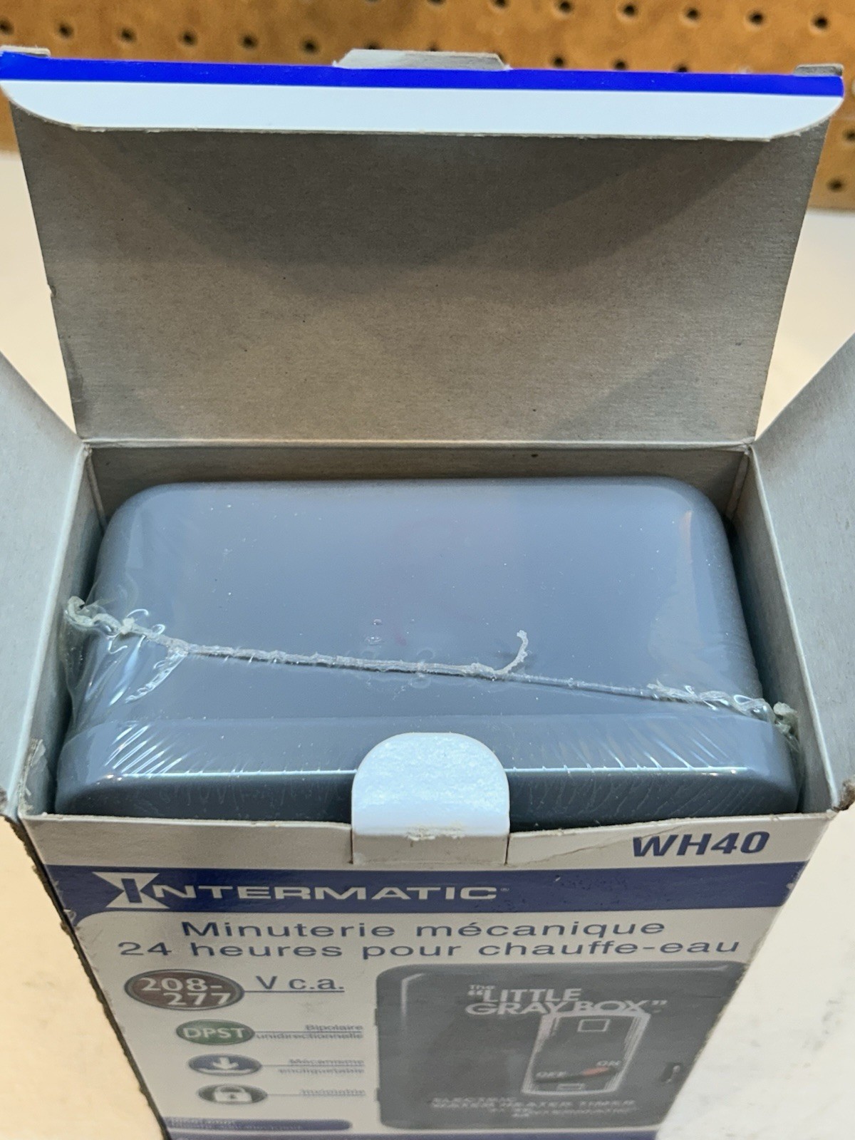 WH40-GRAY INTERMATIC INC WATER HTR TIMER DPST 40AMP 120-277