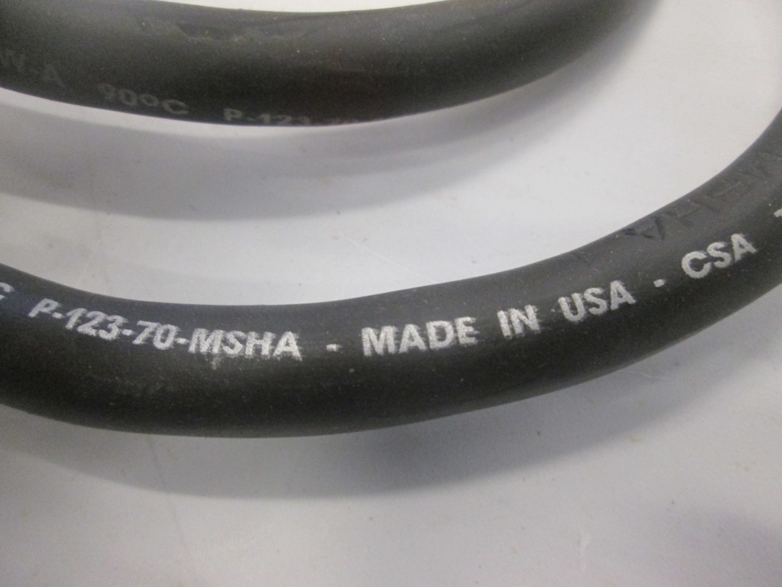 Carol, P-123-70-MSHA, Type SOW-A, 12/3, Power Cord Cable, 46″, Used