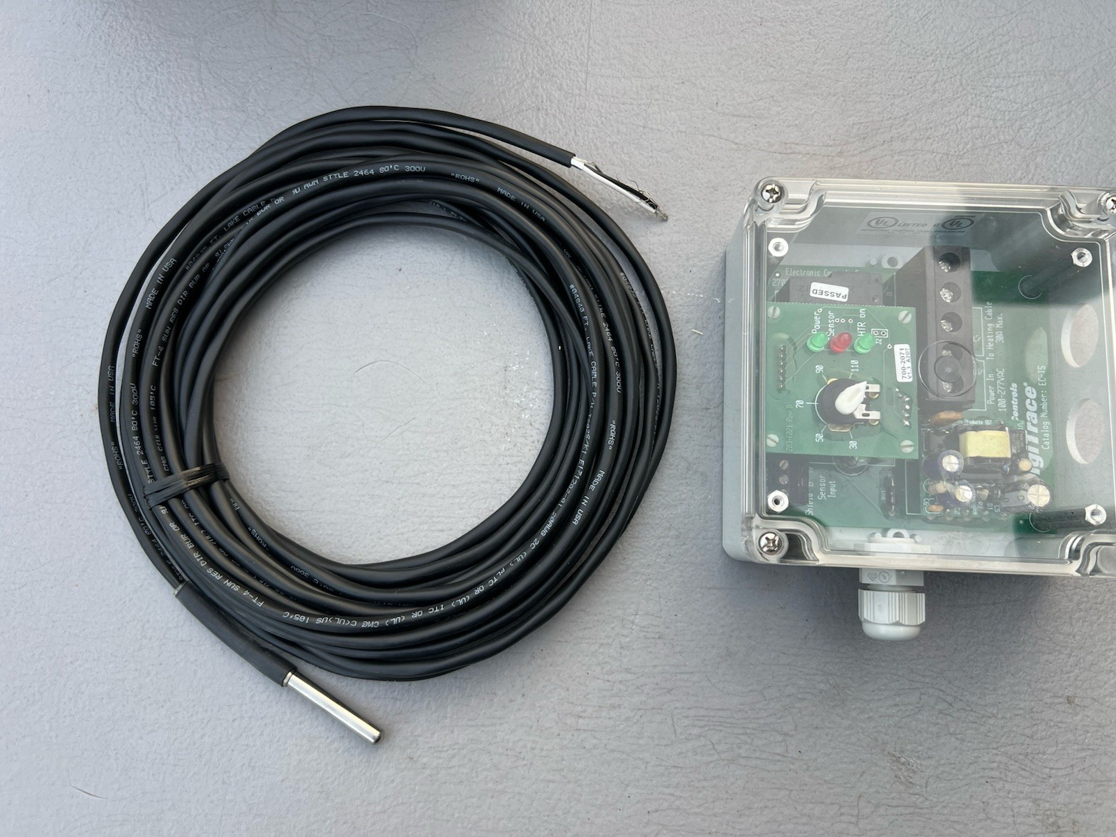 Pentair DigiTrace EC-TS Electronic Thermostat 30A @ 100-277 Vac 50/60 Hz