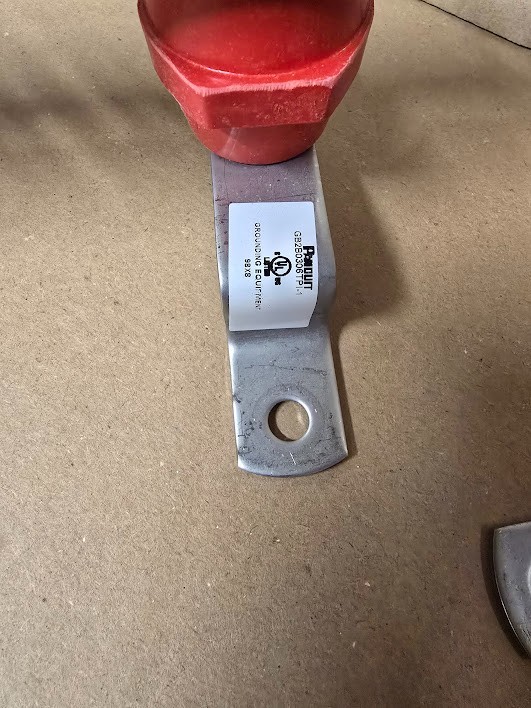 2 PANDUIT GB2B0306TPI-1 Tin Plated Copper Grounding Busbar 1/4″x 2″ x 12″