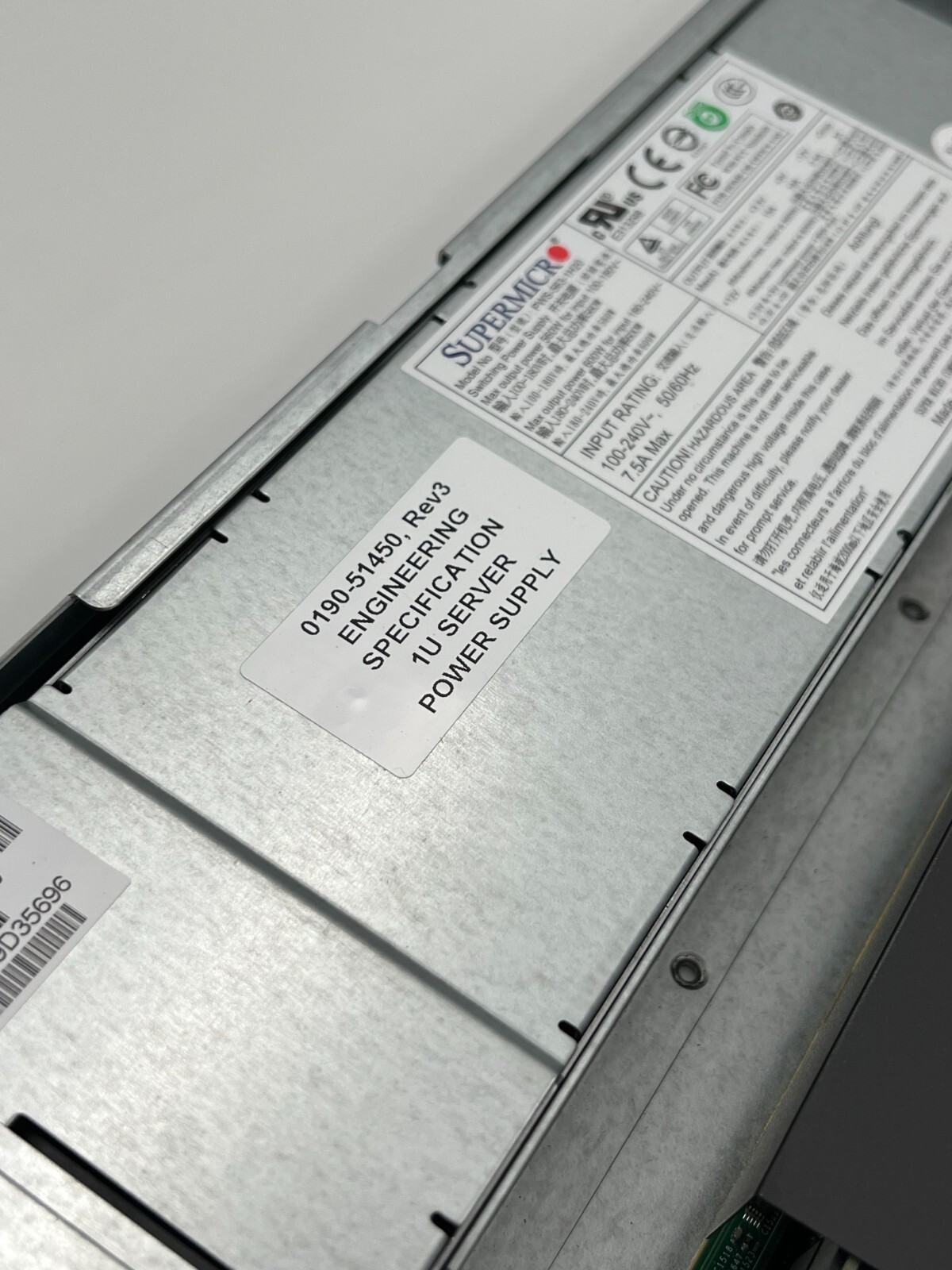 APPLIED MATERIALS 0090-08212 ASSEMBLY CGA SERVER SM 1U 2.33-8GB-500GB-HWR AMAT