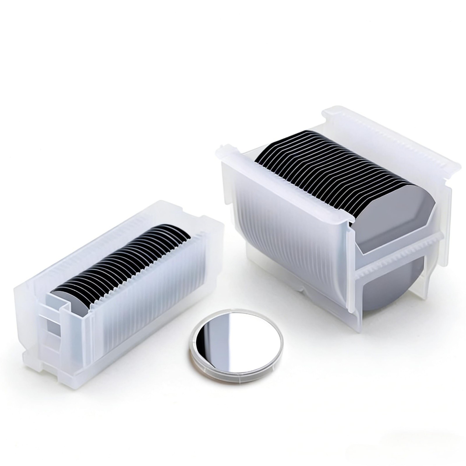 High Resistivity 1-8 Inch Intrinsic Silicon Wafer Undoped Substrate for Lab Stud