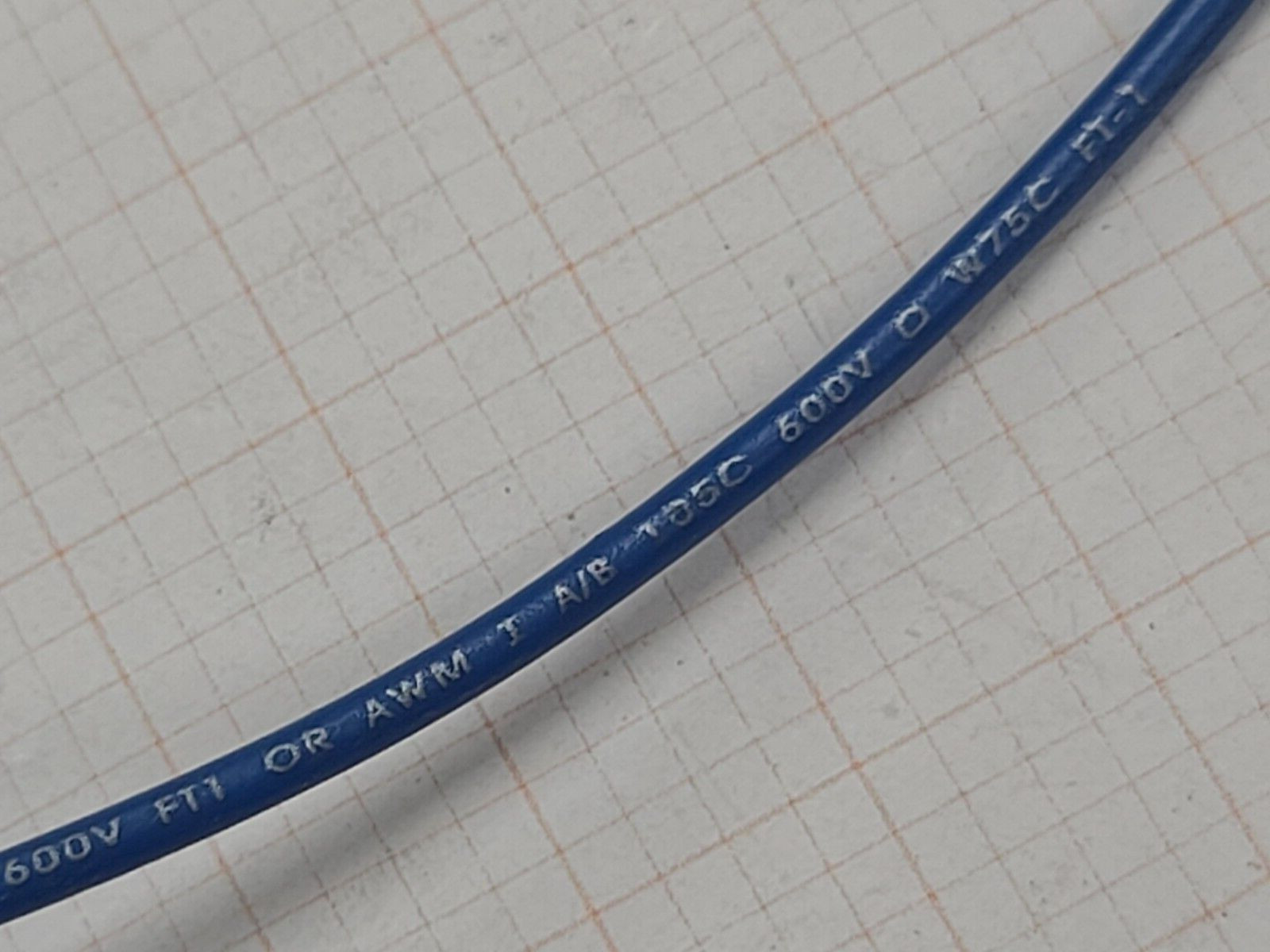 Atlas Wire #18awg Stranded Bare Copper UL-1015/1230/1032 Hook-Up Blue /100ft