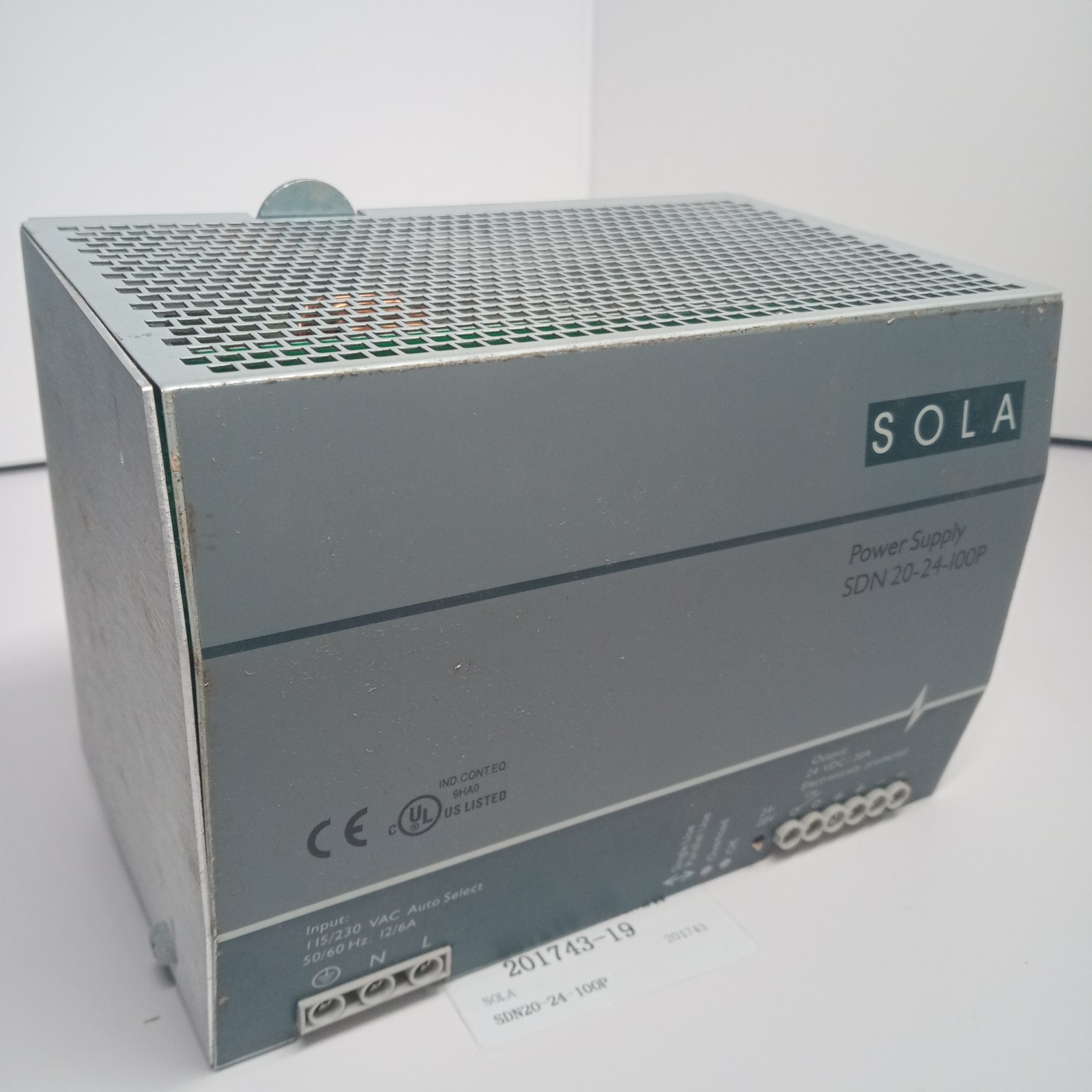 SOLA power supply SDN 20-24-100P