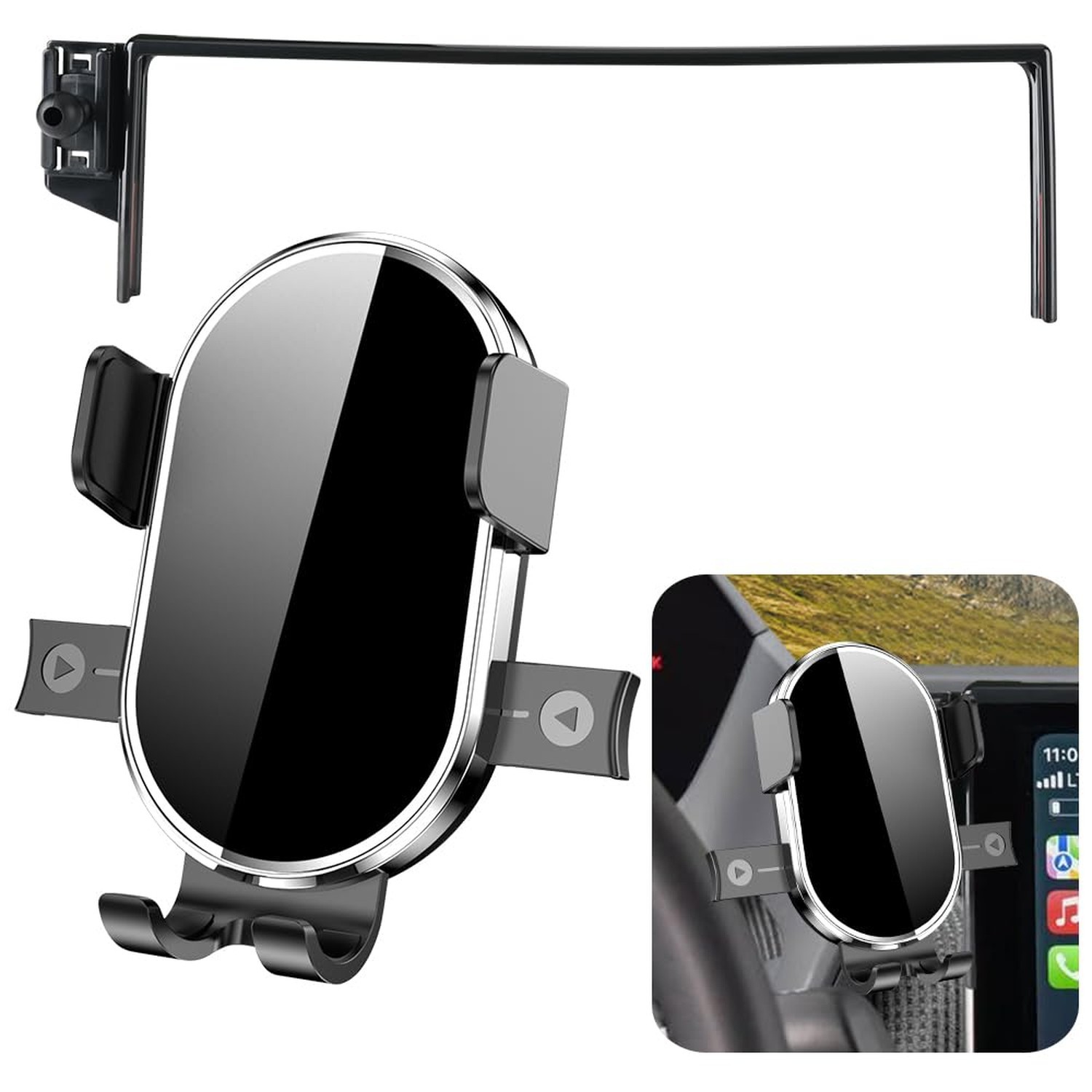 Car Phone Holder For Toyota BZ4X 2023 2024 2025, Subaru Solterra 2023 2024 20…