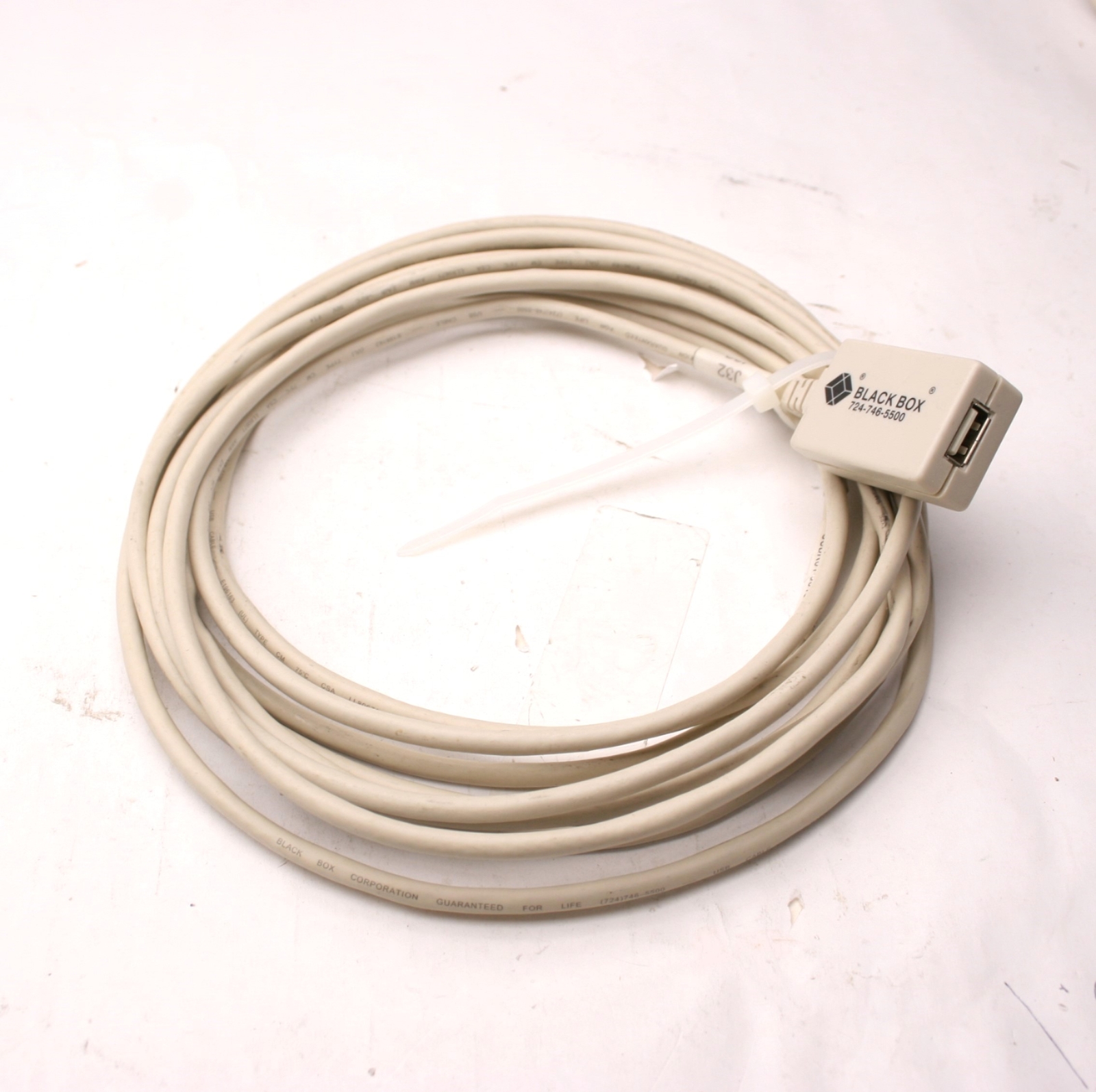 Black Box USBR01-0016-R2 Computer Cable, 16 Feet Long, Type A USB