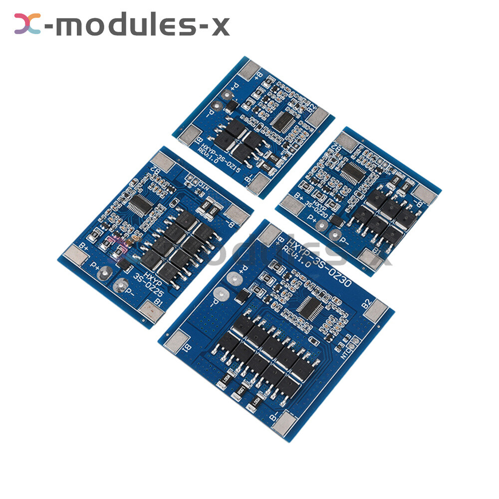 3S 12V 15/20/25/30A 18650 Li-ion Battery Protection Board 11.1V 12.6V Balanced