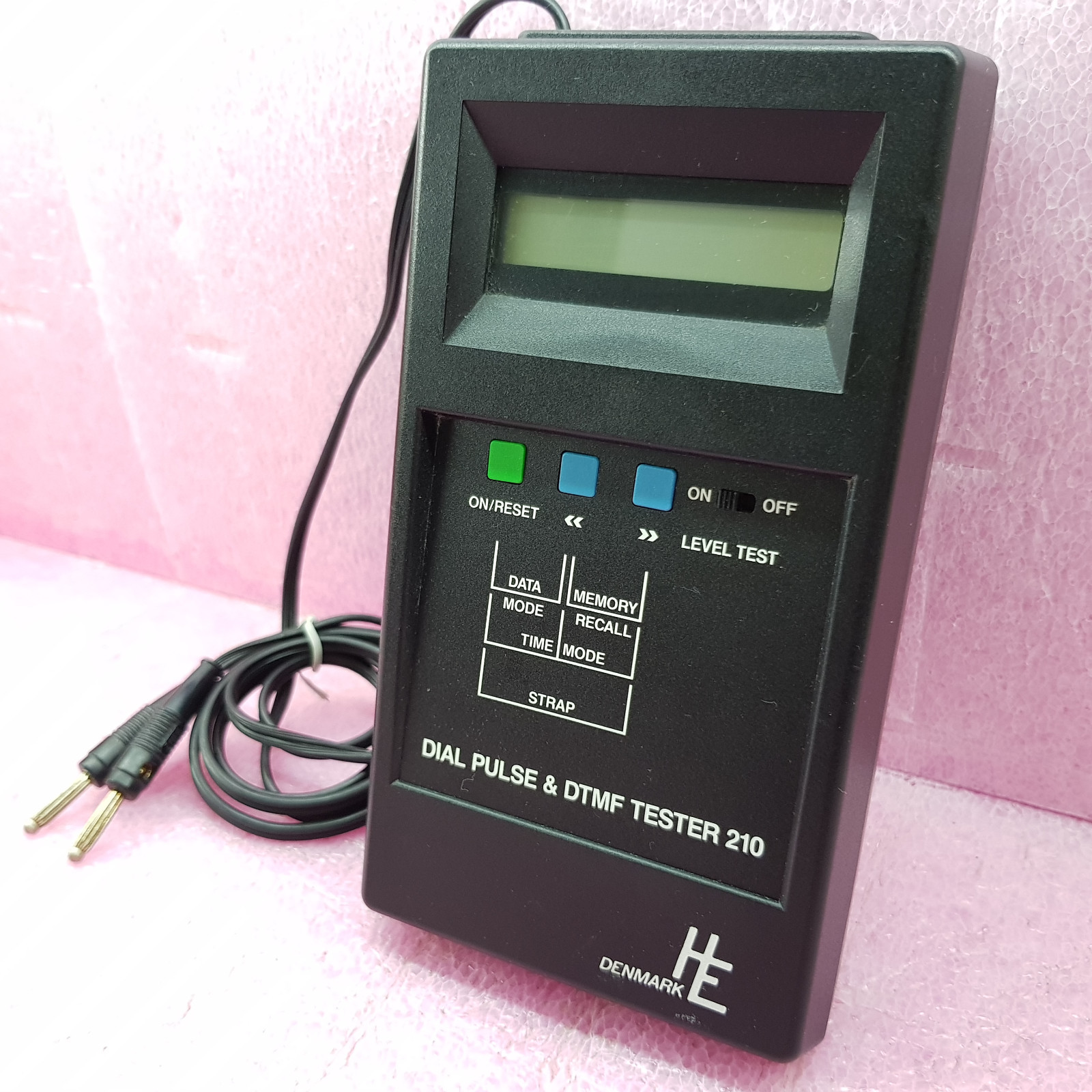 HE Hasselriis Electronics Denmark Dial Pulse & DTMF Tester 210 HE210