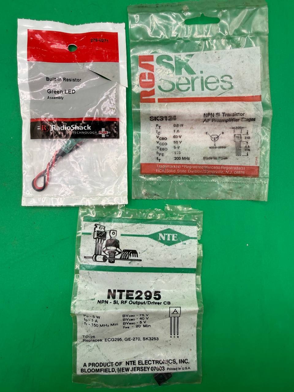 NOS Vintage Archer RadioShack RCA NTE Mallory Electronic Radio Parts Lot RE