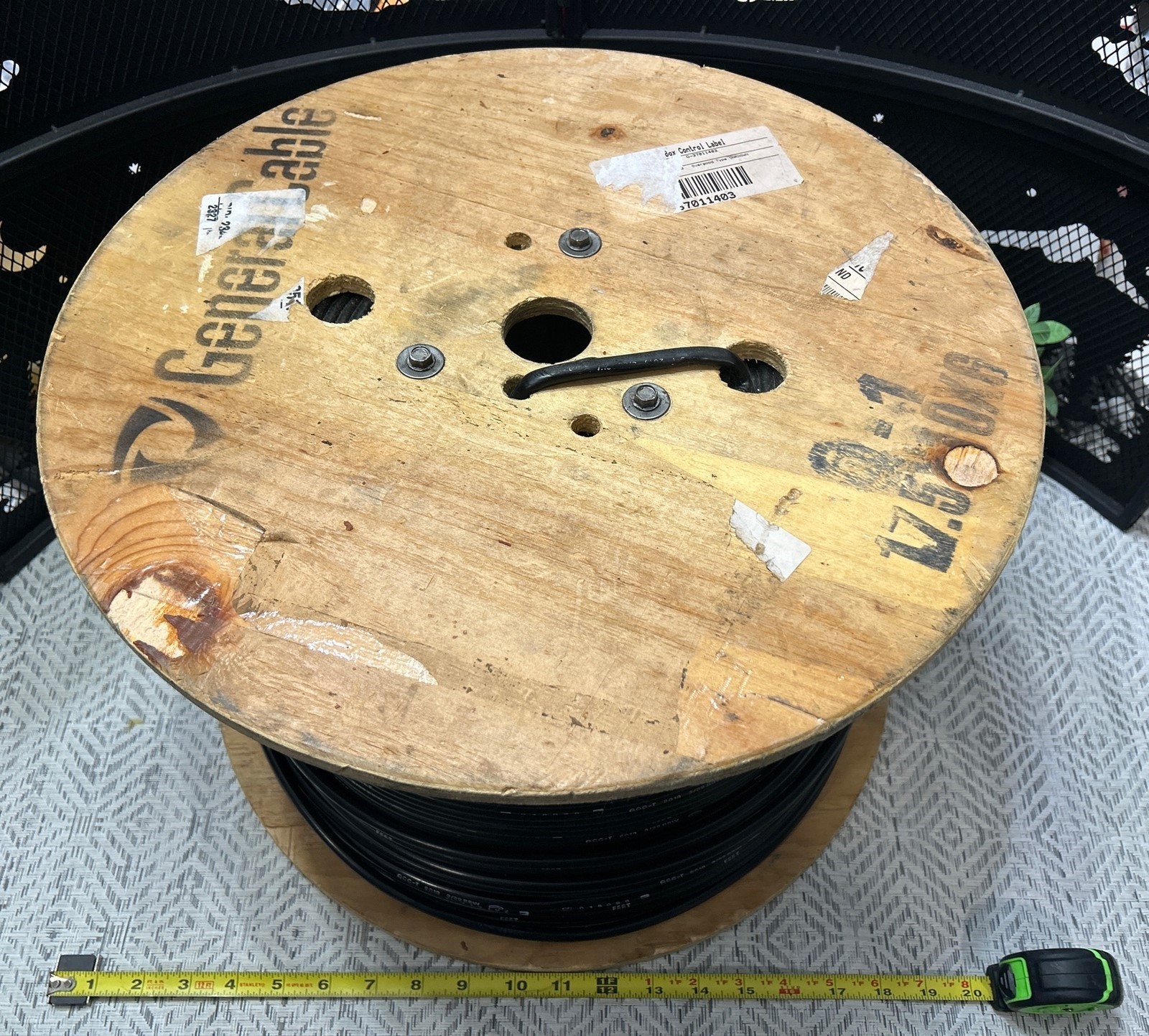 65-70Lb SPOOL- General Cable 3/22 BSW Telecom Gel Fill Buried Service Wire Bell