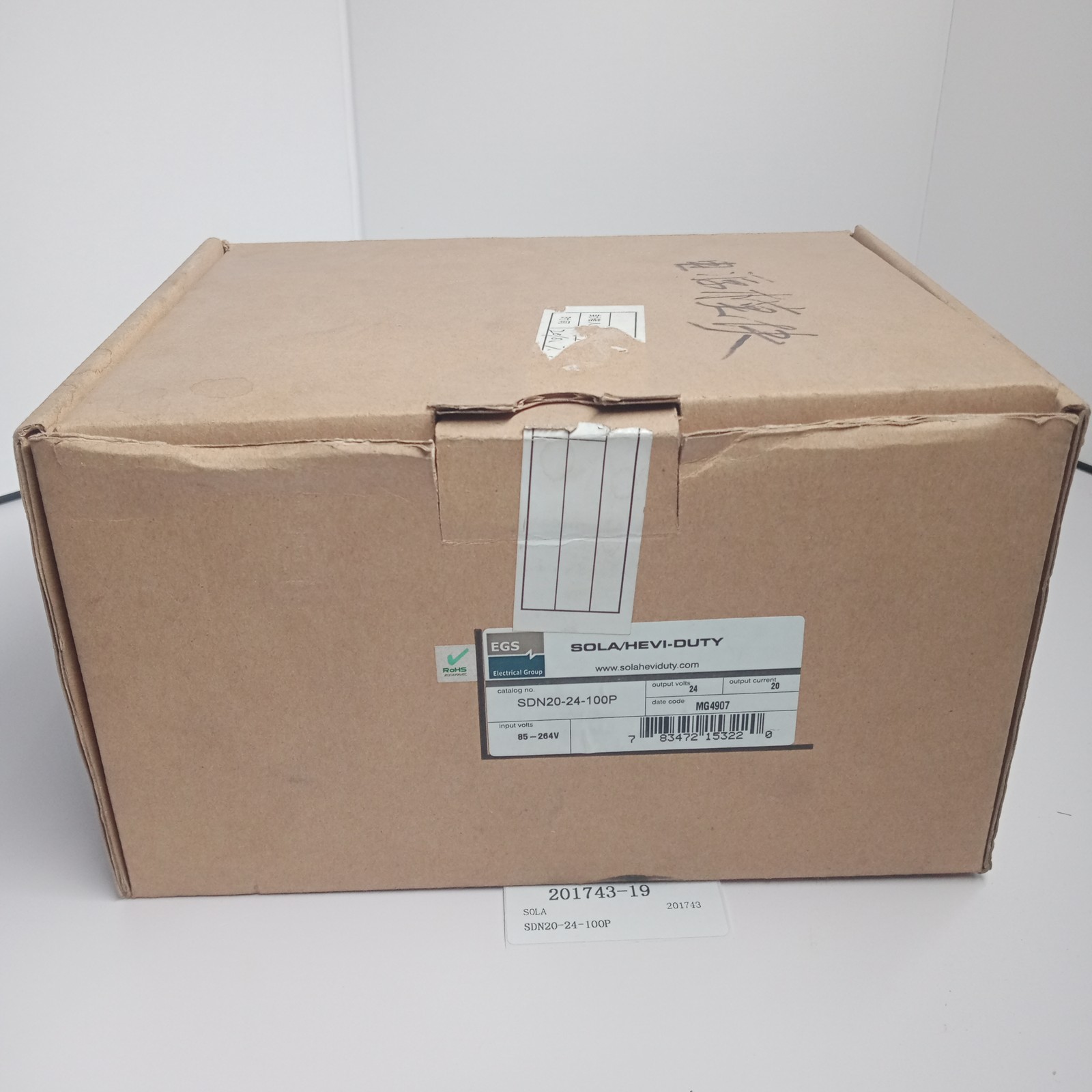 SOLA power supply SDN 20-24-100P