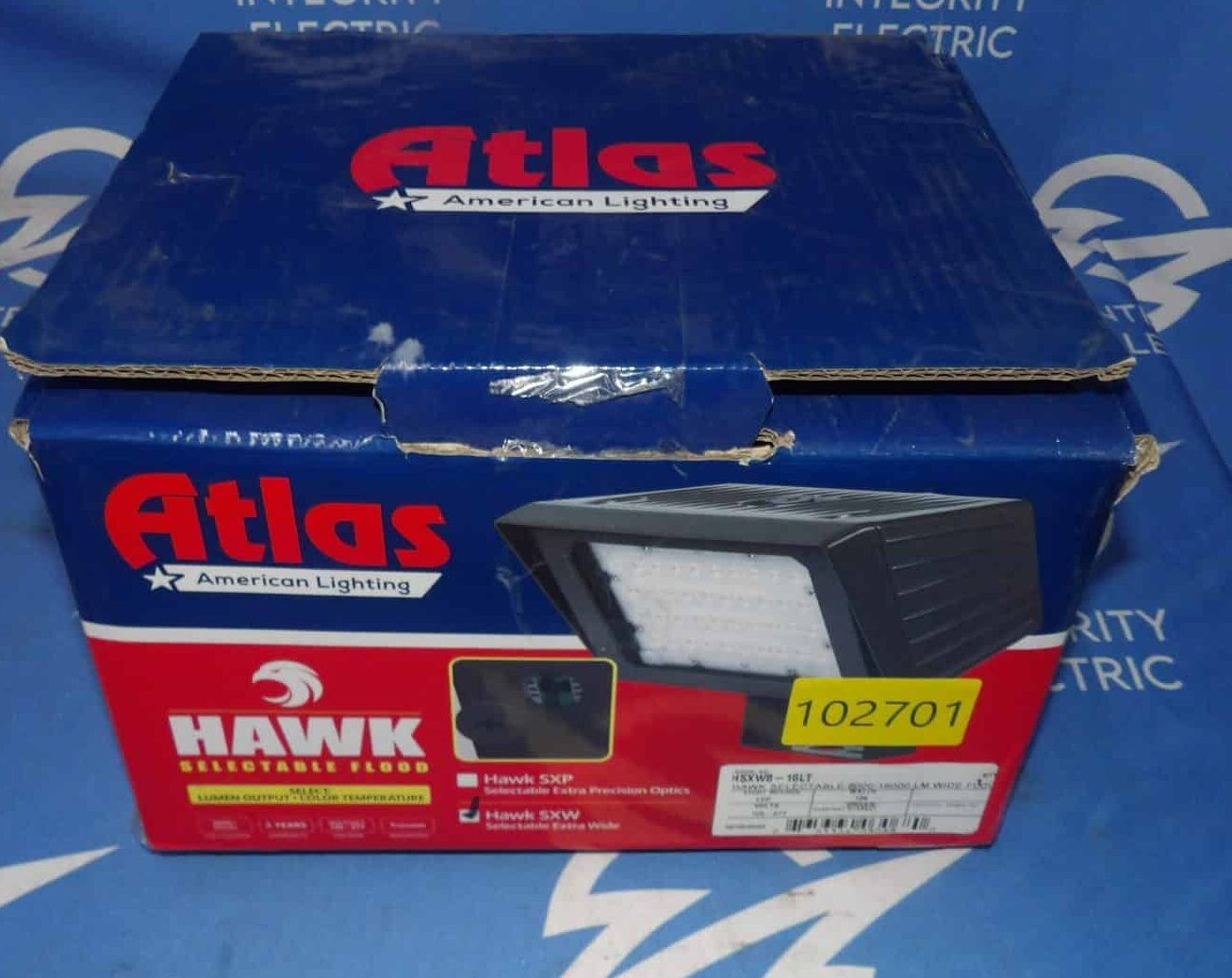 NIB Atlas American Lighting HSXW8-16LT Hawk 8-16K Selectable Flood Light + 1 …