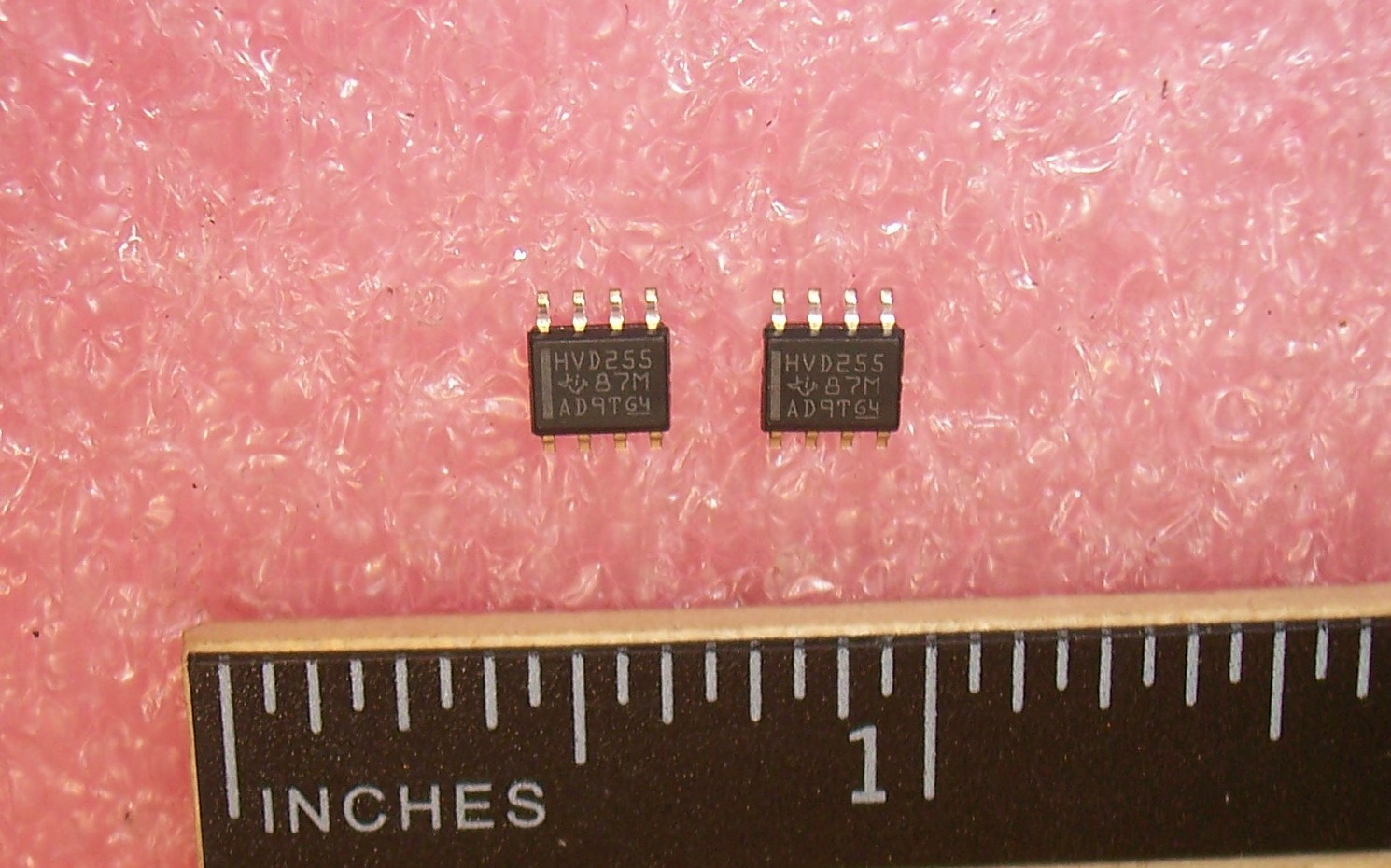 QTY (9) SN65HVD255D TI SOIC-8 TRANSCEIVER HALF 1/1 CANbus HVD255 ROHS