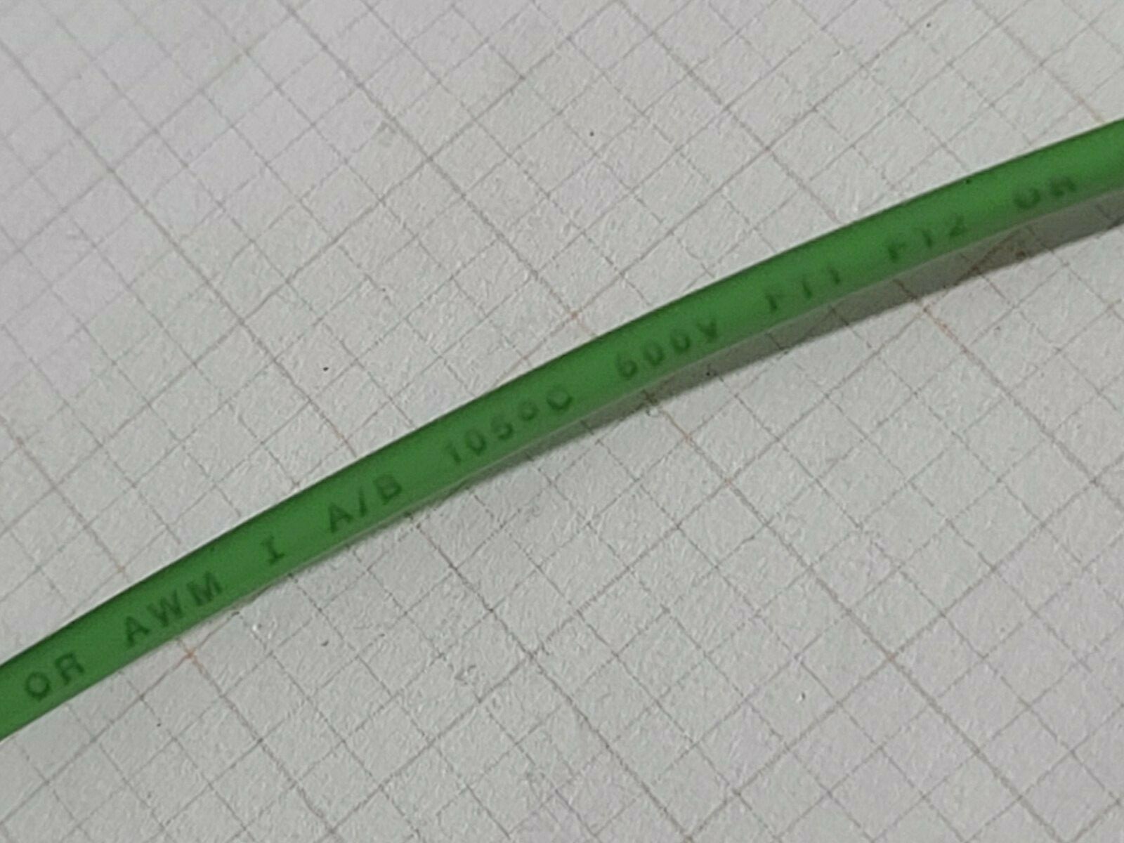 Kalas Wire #16awg MTW/AWM UL-1015/1230 Hook-Up/Lead Wire 105C/600V Green /100ft