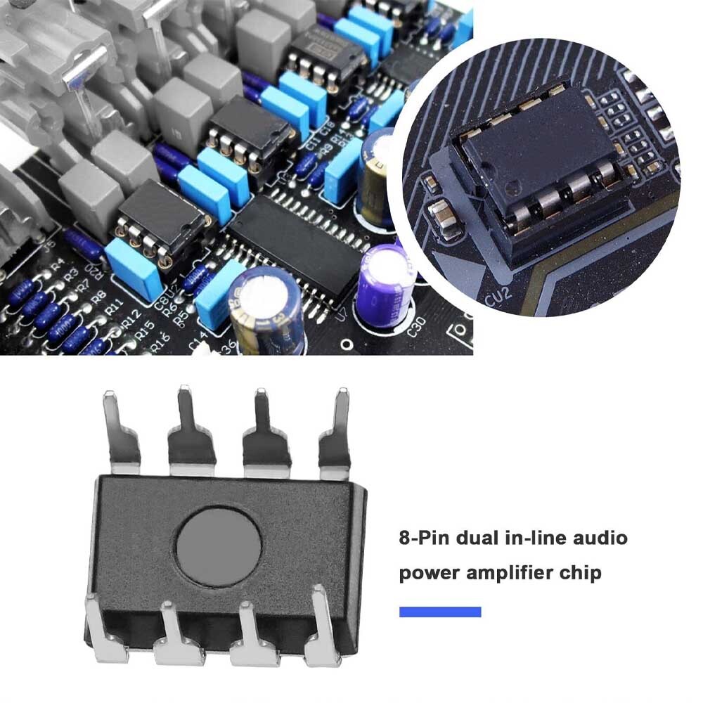 10Pcs OP AMP IC BURR-BROWN/BB/TI DIP-8 OPA2134PA OPA2134