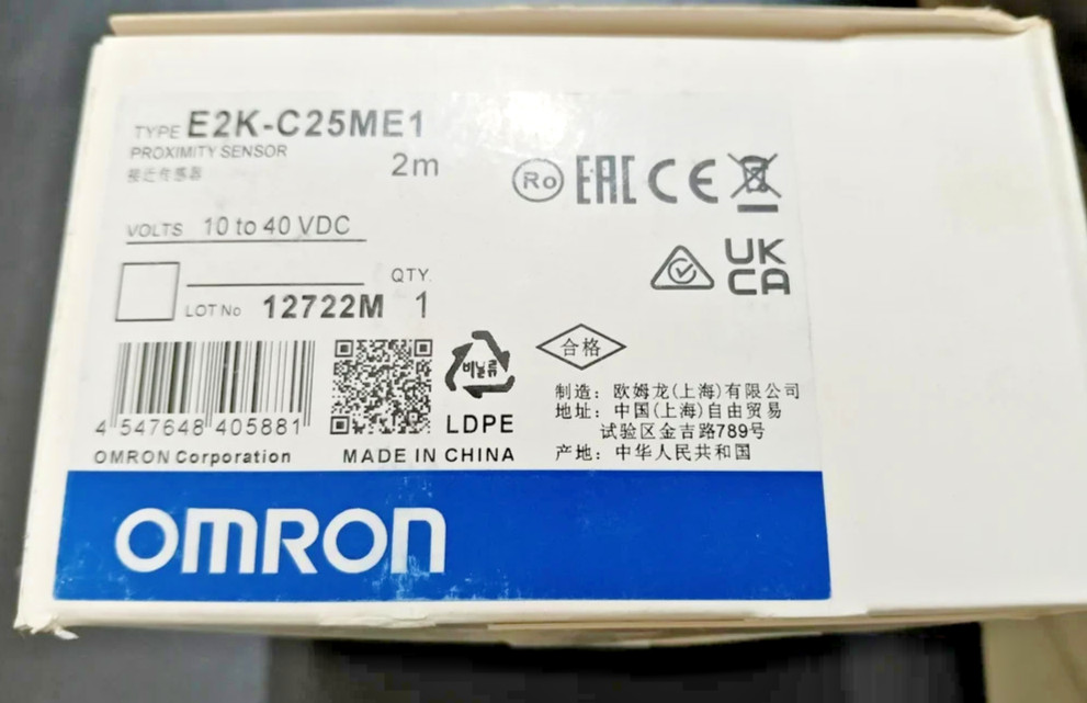 1PC- Omron E2K-C25ME1 2M Cable DC 3Wire Capacitive Proximity Sensor-NEW