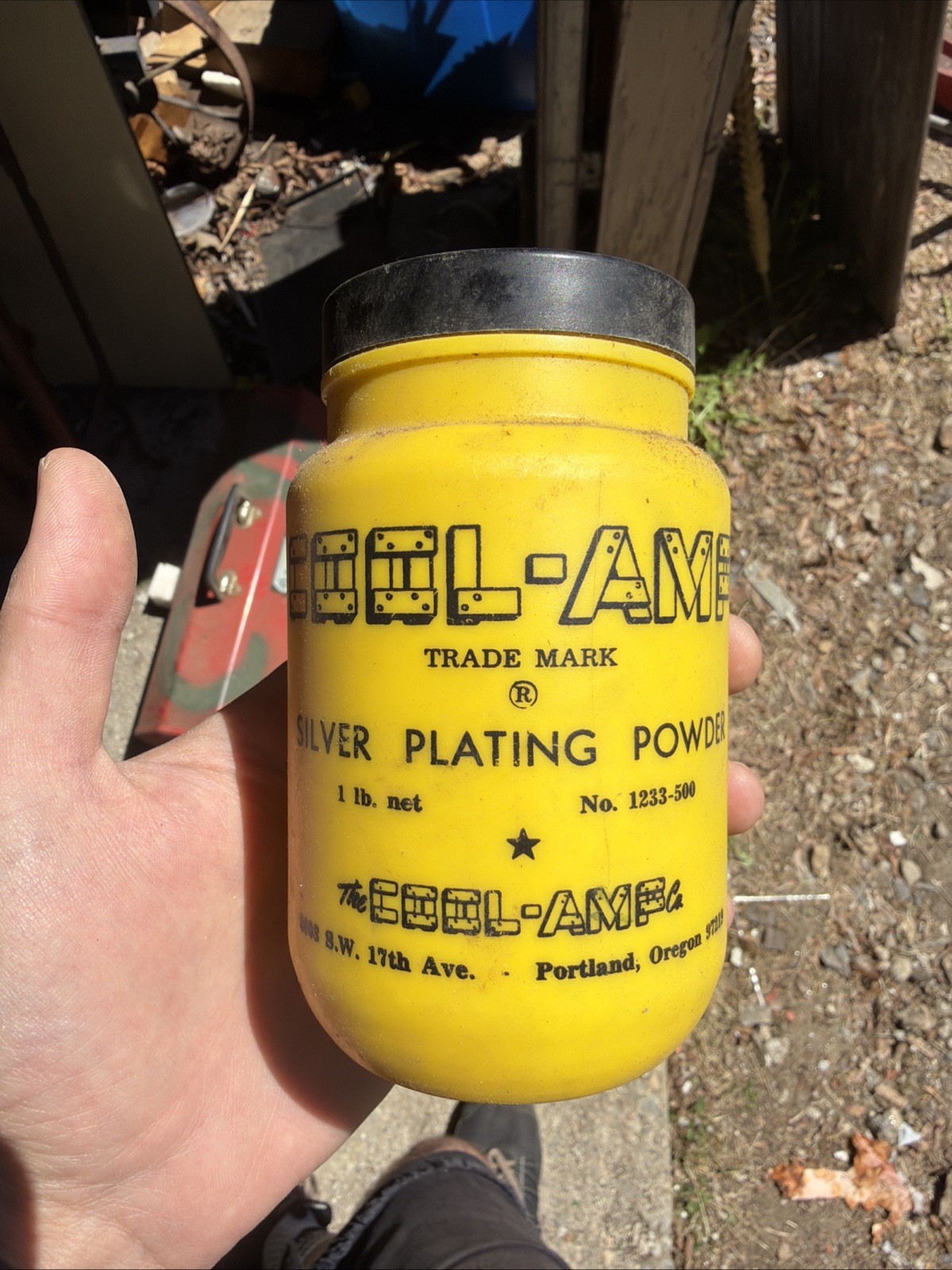 Vintage Inventory Full Containers Dry COOL AMP Silver Plating Powder