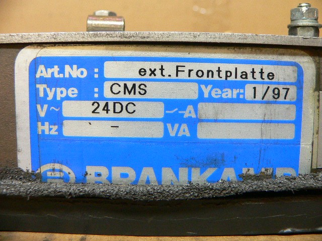 Brankamp Cms Operator Interface 24Dc Controller System Module