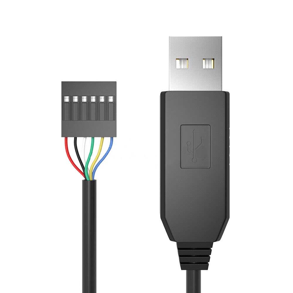 2pcs 1M FTDI FT232RL USB to Serial Adapter Module USB to TTL RS232 Cable 6Pin