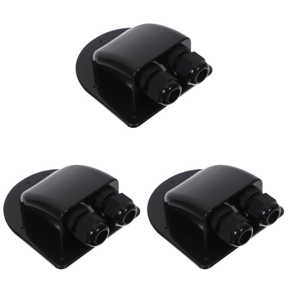 3pcs Cable Gland Waterproof Cable Pass Through 2-hole Rv Gland