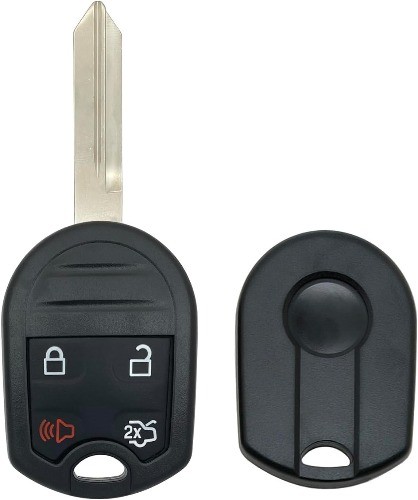 Replacement Keyless Entry Key Fob Cover for Ford F-150 F-250 Model: 4 Button-a