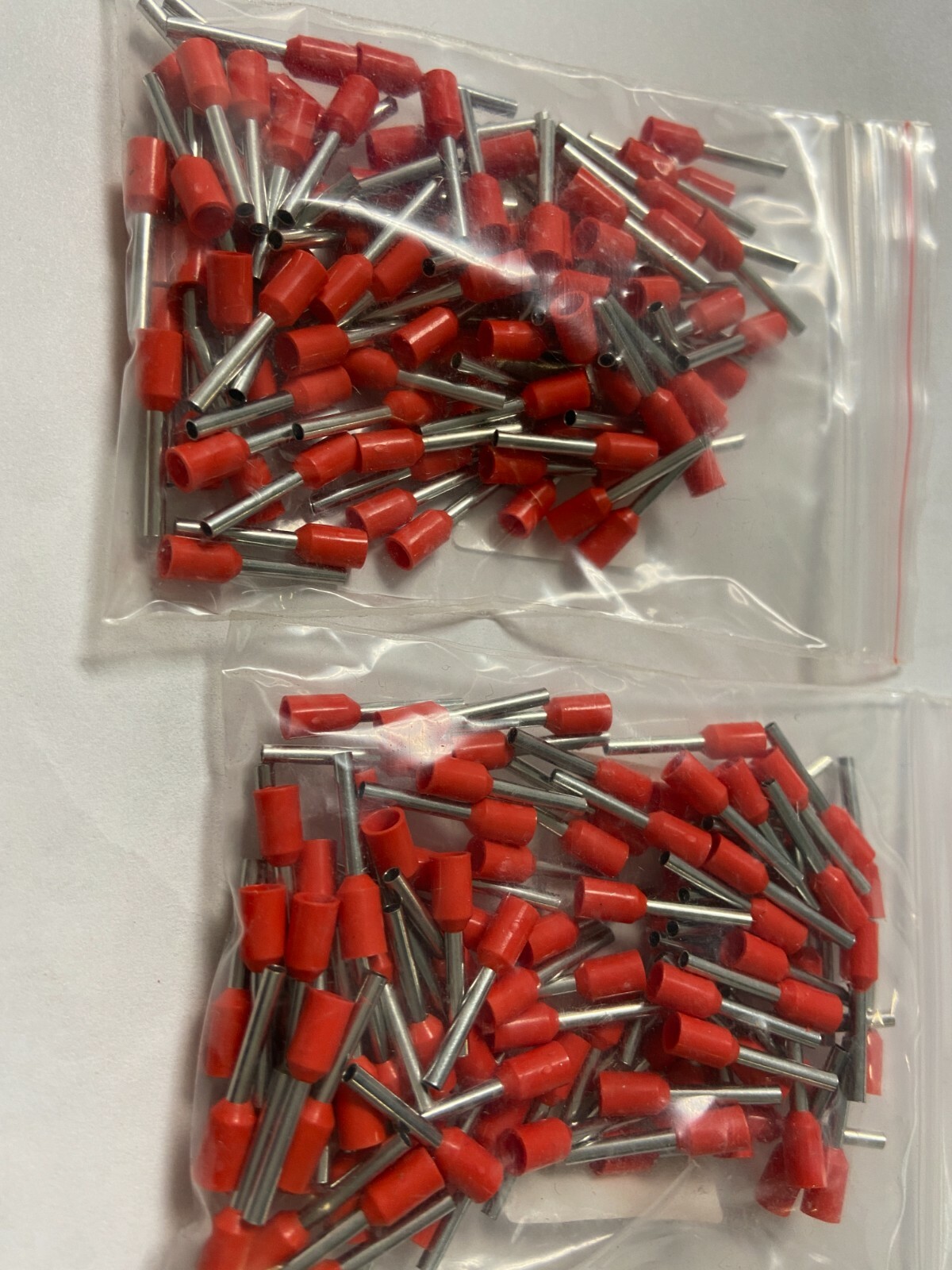 200 RED INSULATED FERRULE 16 AWG 8 MM LONG BARREL